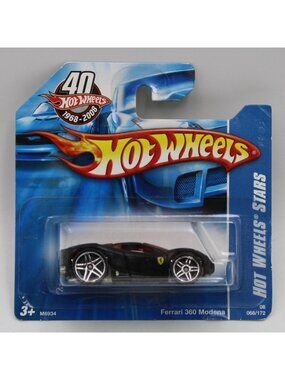 Hot Wheels Ferrari 360 Modena 2008 All Stars International Short Card